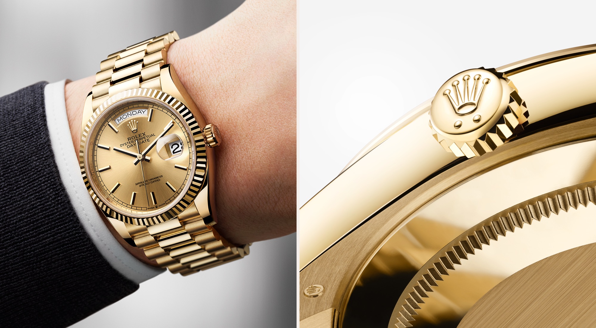 Montres Rolex Day-Date - Goldfinger Jewelry (St Barthélemy) Montres Rolex Day-Date - Goldfinger Jewelry (St Barthélemy)
