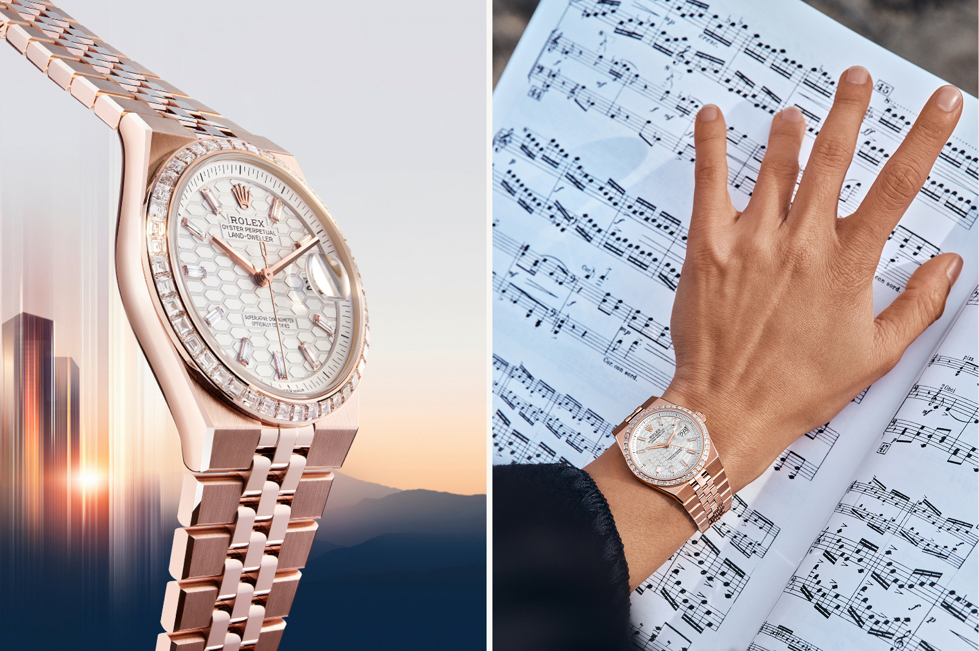 Montres Rolex Land-Dweller - Goldfinger Montres Rolex Land-Dweller - Goldfinger