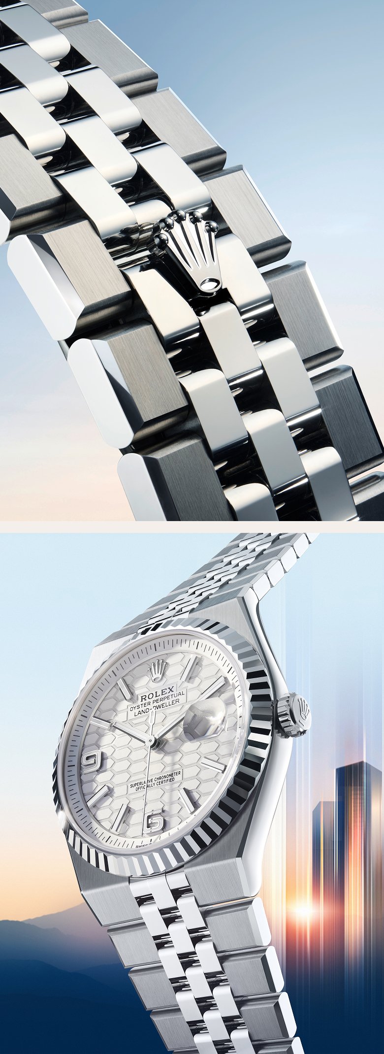 Montres Rolex Land-Dweller - Goldfinger Montres Rolex Land-Dweller - Goldfinger