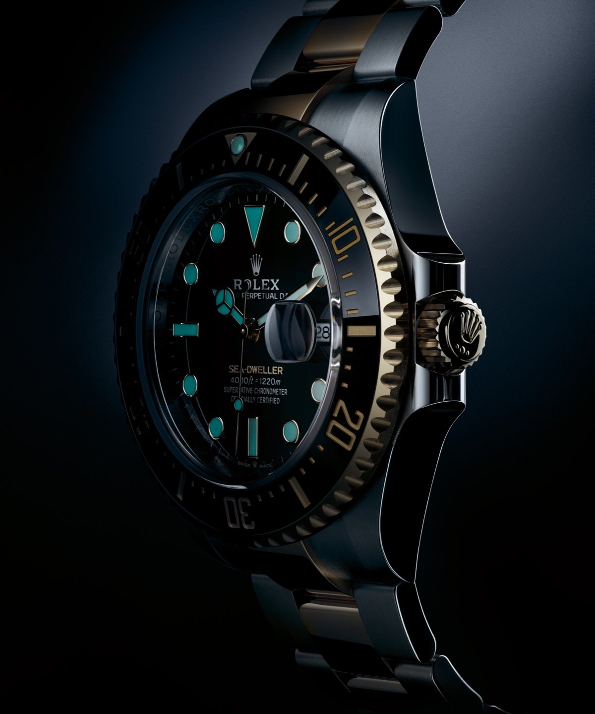 Rolex Sea-Dweller watches - Goldfinger Rolex Sea-Dweller watches