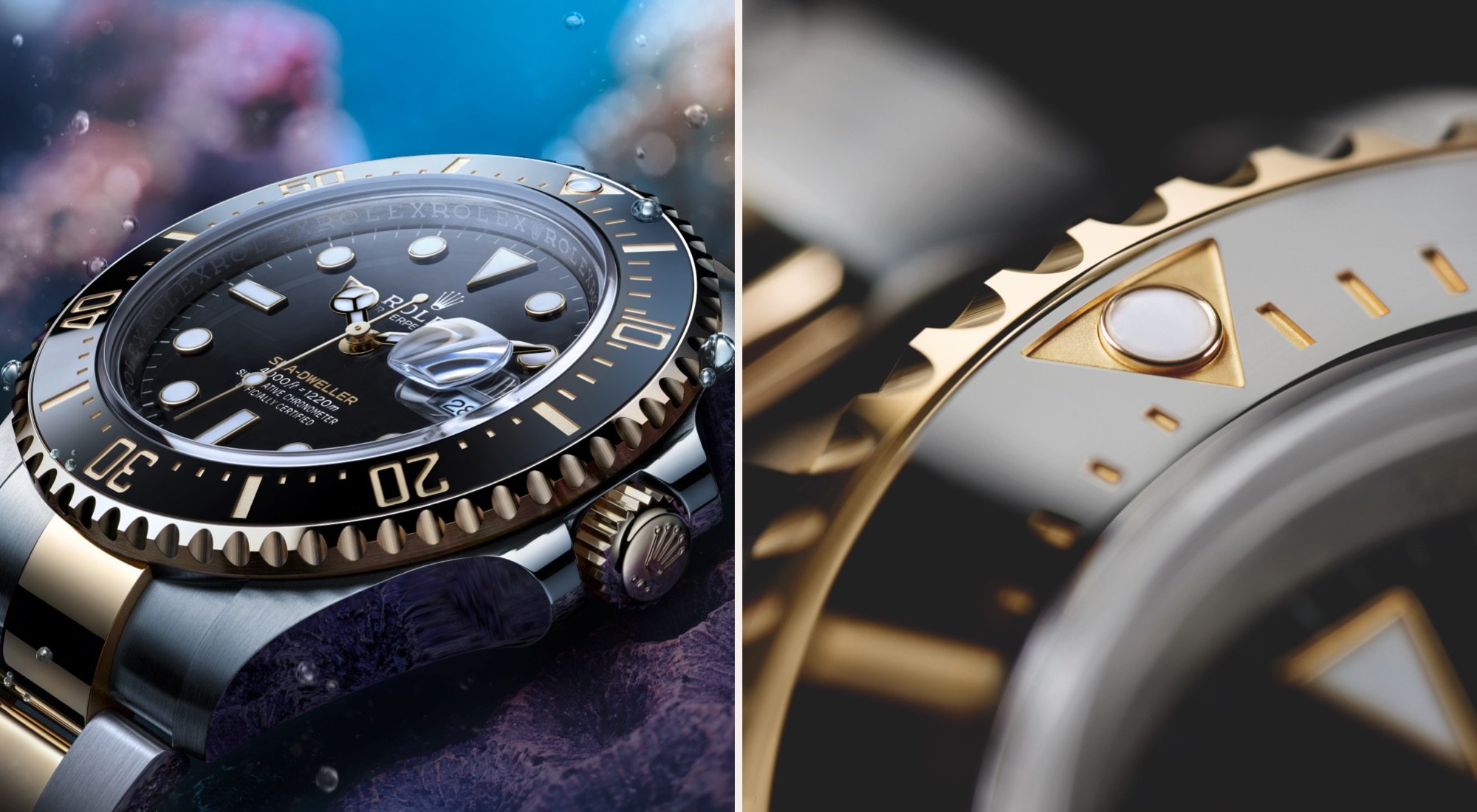 Rolex Sea-Dweller watches - Goldfinger Rolex Sea-Dweller watches