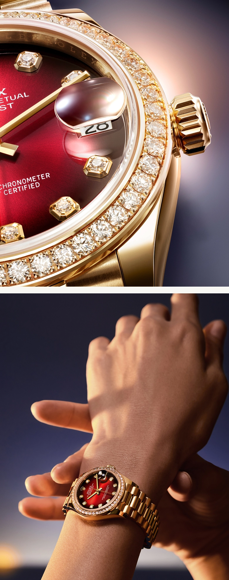 Montres Rolex Datejust - Goldfinger Saint-Barthélemy