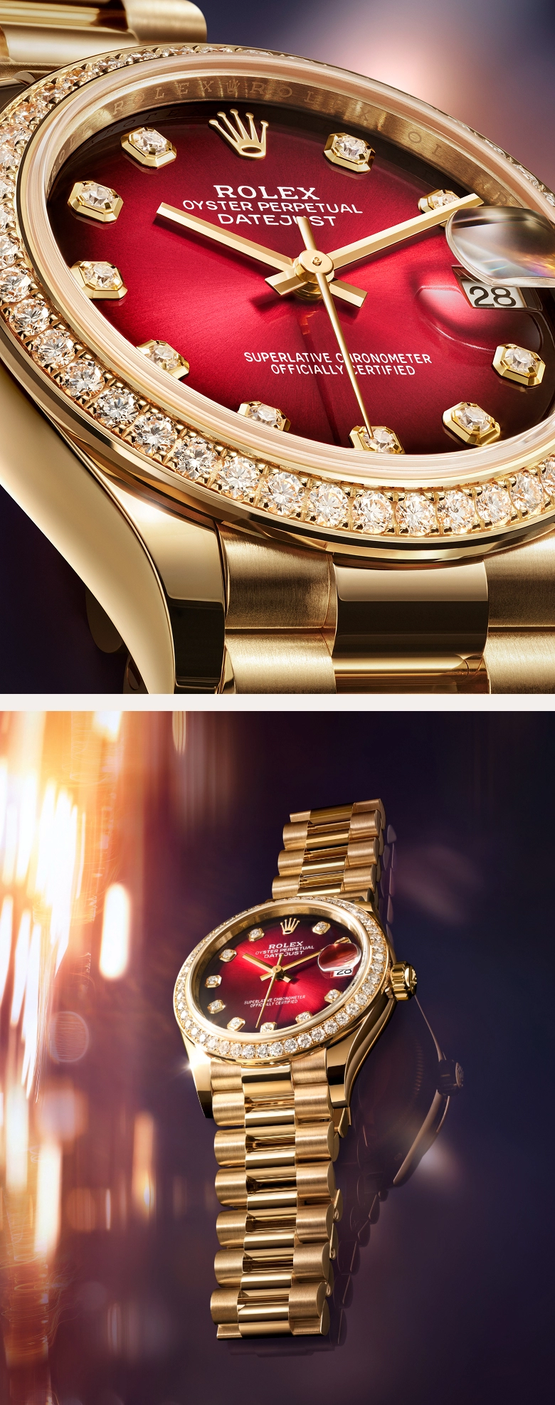 Montres Rolex Datejust - Goldfinger Saint-Barthélemy