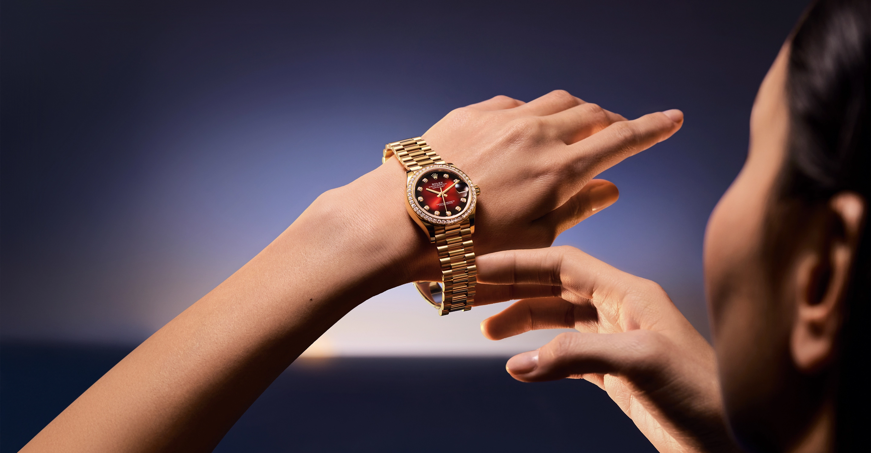 Montres Rolex Datejust - Goldfinger Saint-Barthélemy
