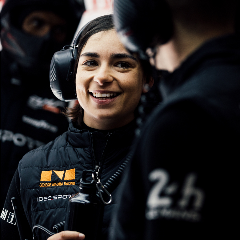v Rolex and Jamie Chadwick, driver of the future